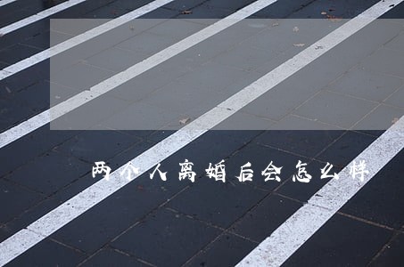 两个人离婚后会怎么样