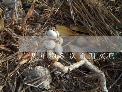 两年内8次逾期买房 两年内8次逾期买房