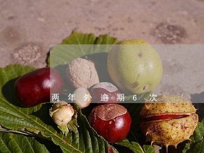 两年外逾期6次 两年外逾期6次