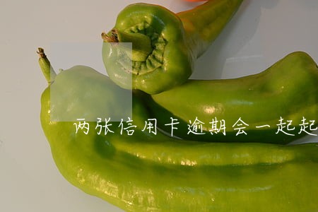 两张信用卡逾期会一起起诉吗 两张信用卡逾期会一起起诉吗