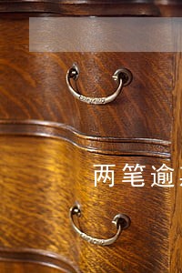 两笔逾期贷款转嫁由代偿 两笔逾期贷款转嫁由代偿