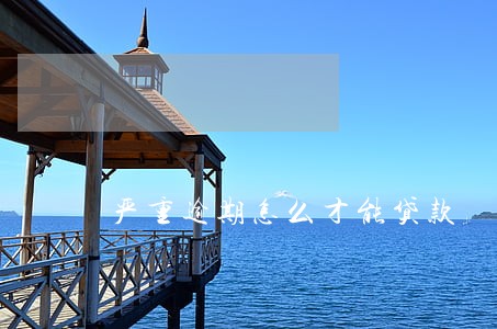 严重逾期怎么才能贷款 严重逾期怎么才能贷款