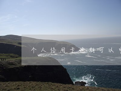 个人信用卡逾期可以申诉吗 个人信用卡逾期可以申诉吗