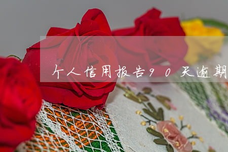 个人信用报告90天逾期 个人信用报告90天逾期