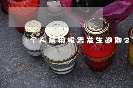 个人信用报告发生逾期2次 个人信用报告发生逾期2次