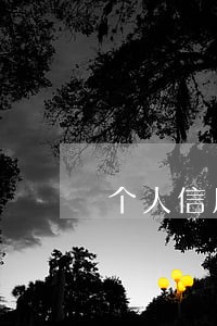 个人信用报告有一次逾期记录 个人信用报告有一次逾期记录