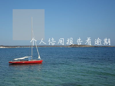 个人信用报告看逾期 个人信用报告看逾期