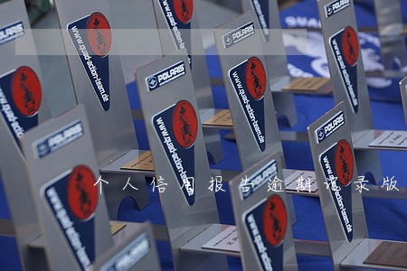 个人信用报告逾期记录版本 个人信用报告逾期记录版本