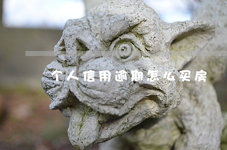 个人信用逾期怎么买房 个人信用逾期怎么买房