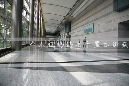 个人征信信用卡显示逾期 个人征信信用卡显示逾期
