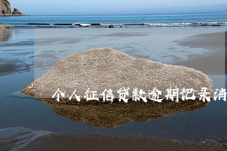 个人征信贷款逾期记录消除 个人征信贷款逾期记录消除