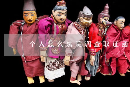 个人怎么法院调查取证函 个人怎么法院调查取证函