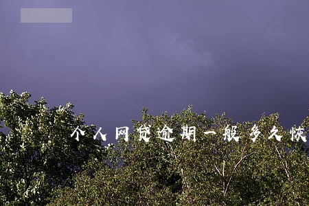 个人网贷逾期一般多久恢复 个人网贷逾期一般多久恢复