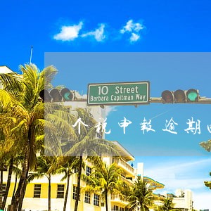 个税申报逾期两天0税 个税申报逾期两天0税