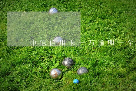 中信信用卡一万逾期一个月怎么办