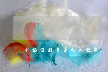 中信信用卡多久算逾期 中信信用卡多久算逾期