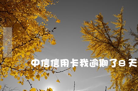 中信信用卡我逾期了8天 中信信用卡我逾期了8天