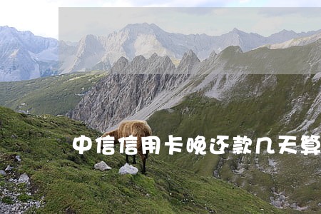 中信信用卡晚还款几天算逾期 中信信用卡晚还款几天算逾期