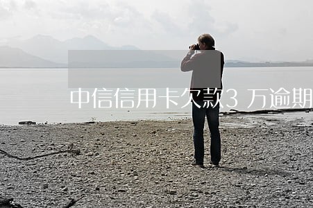 中信信用卡欠款3万逾期3年