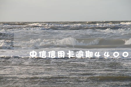 中信信用卡逾期44000 中信信用卡逾期44000