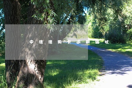 中信信用卡逾期骚扰