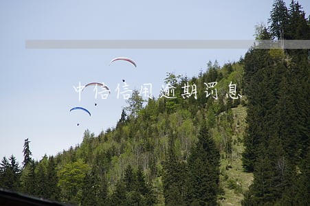 中信信用逾期罚息 中信信用逾期罚息