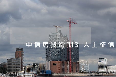 中信房贷逾期3天上征信 中信房贷逾期3天上征信