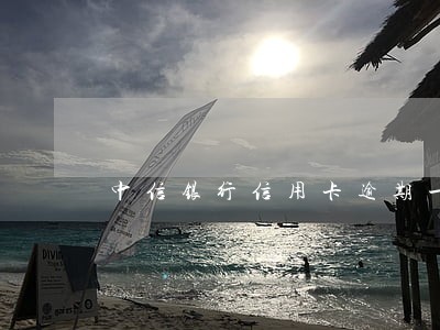 中信银行信用卡逾期一个月多