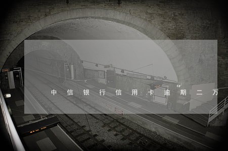 中信银行信用卡逾期二万三