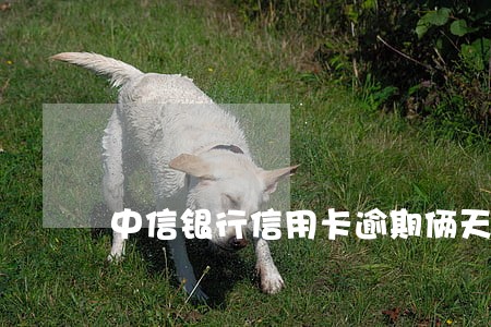 中信银行信用卡逾期俩天 中信银行信用卡逾期俩天