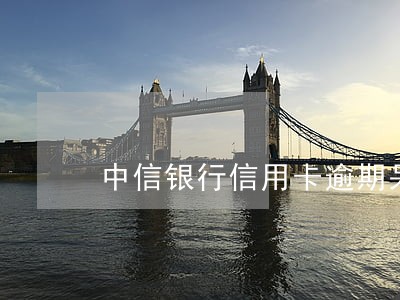 中信银行信用卡逾期呆账处理 中信银行信用卡逾期呆账处理