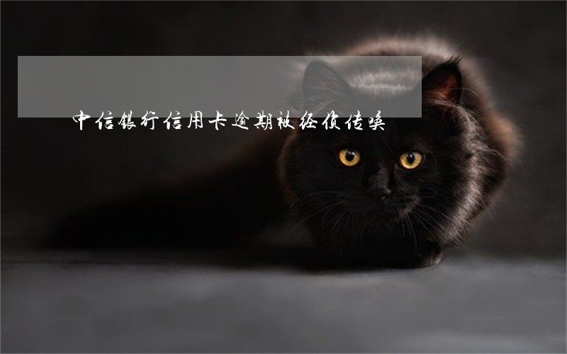 中信银行信用卡逾期被经侦传唤 中信银行信用卡逾期被经侦传唤