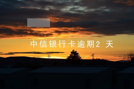 中信银行卡逾期2天 中信银行卡逾期2天