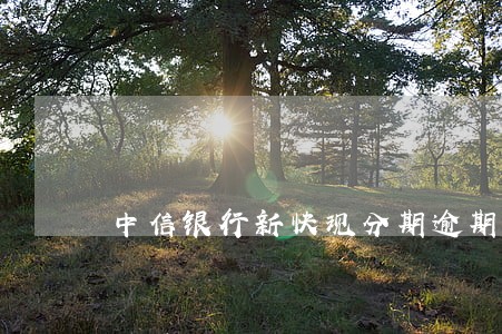 中信银行新快现分期逾期一天 中信银行新快现分期逾期一天