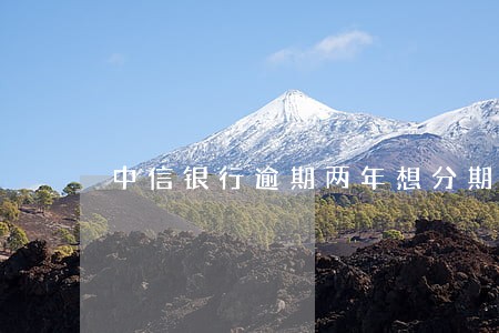 中信银行逾期两年想分期 中信银行逾期两年想分期