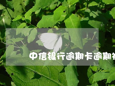 中信银行逾期卡逾期被强制注销