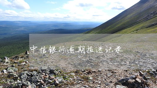 中信银行逾期报送记录 中信银行逾期报送记录
