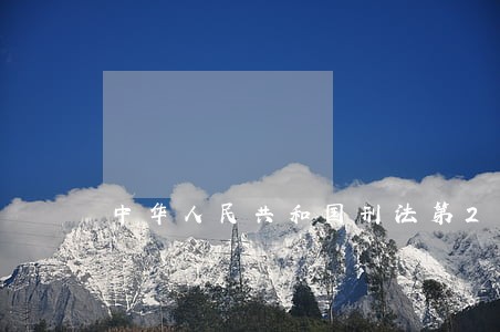 中华人民共和国刑法第26 中华人民共和国刑法第26