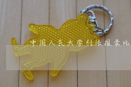 中国人民大学刑法报录比 中国人民大学刑法报录比