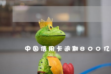 中国信用卡逾期800亿元 中国信用卡逾期800亿元