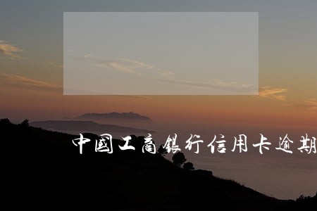 中国工商银行信用卡逾期八天 中国工商银行信用卡逾期八天
