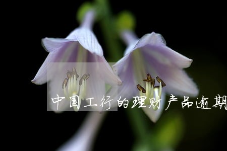 中国工行的理财产品逾期了吗 中国工行的理财产品逾期了吗