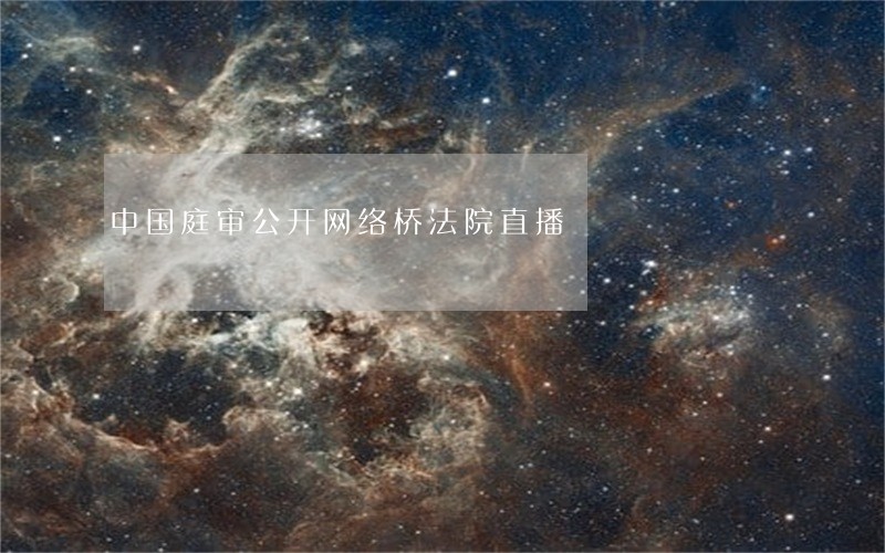 中国庭审公开网络桥法院直播