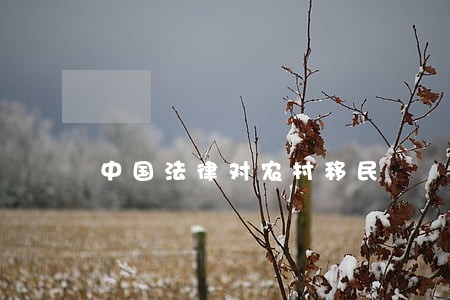 中国法律对农村移民 中国法律对农村移民