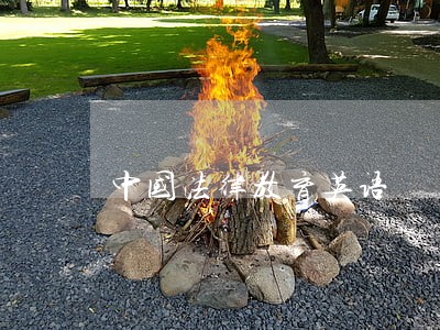 中国法律教育英语