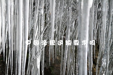 中国法规运输要求吗