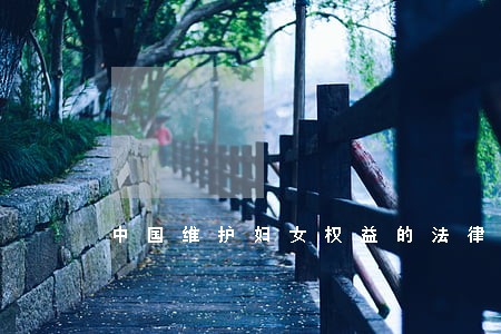 中国维护妇女权益的法律有哪些