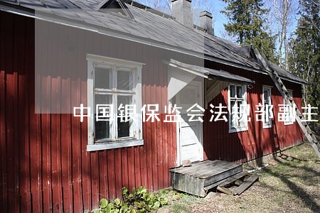 中国银保监会法规部副主任 中国银保监会法规部副主任