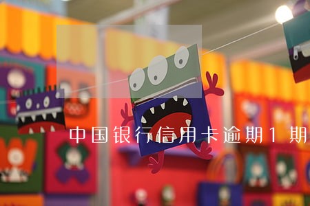 中国银行信用卡逾期1期