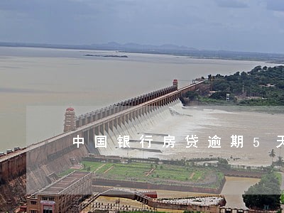 中国银行房贷逾期5天 中国银行房贷逾期5天